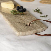 Load image into Gallery viewer, Brown Marble Serving Platter
