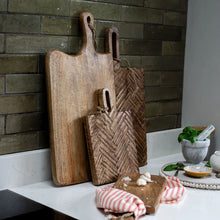 Load image into Gallery viewer, Grasse, Large Decorative Chopping Board, Featuring Intricate Carved Design
