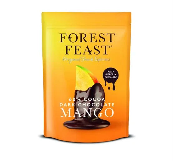 Forest Feast - Dark Chocolate Mango Strips 100g