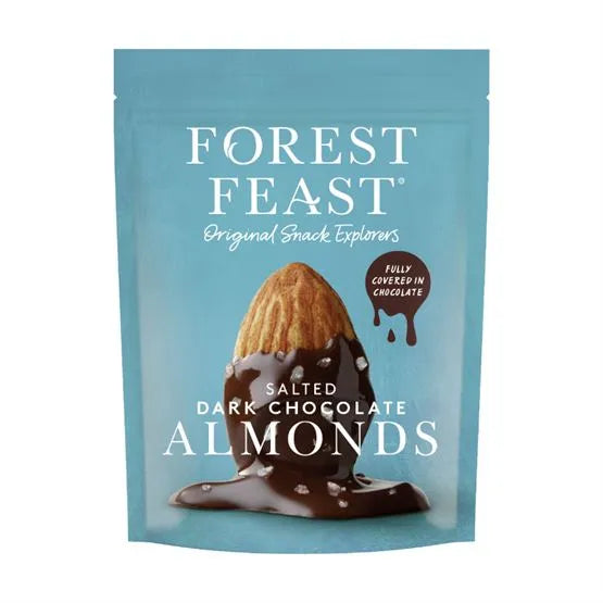 Forest Feast - Sea Salted Dark Chocolate Almonds 120g