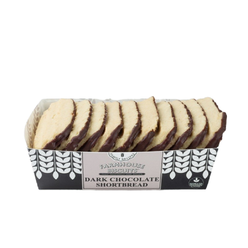 Farmhouse Biscuits : Chocolate Shortbread Fingers 150g