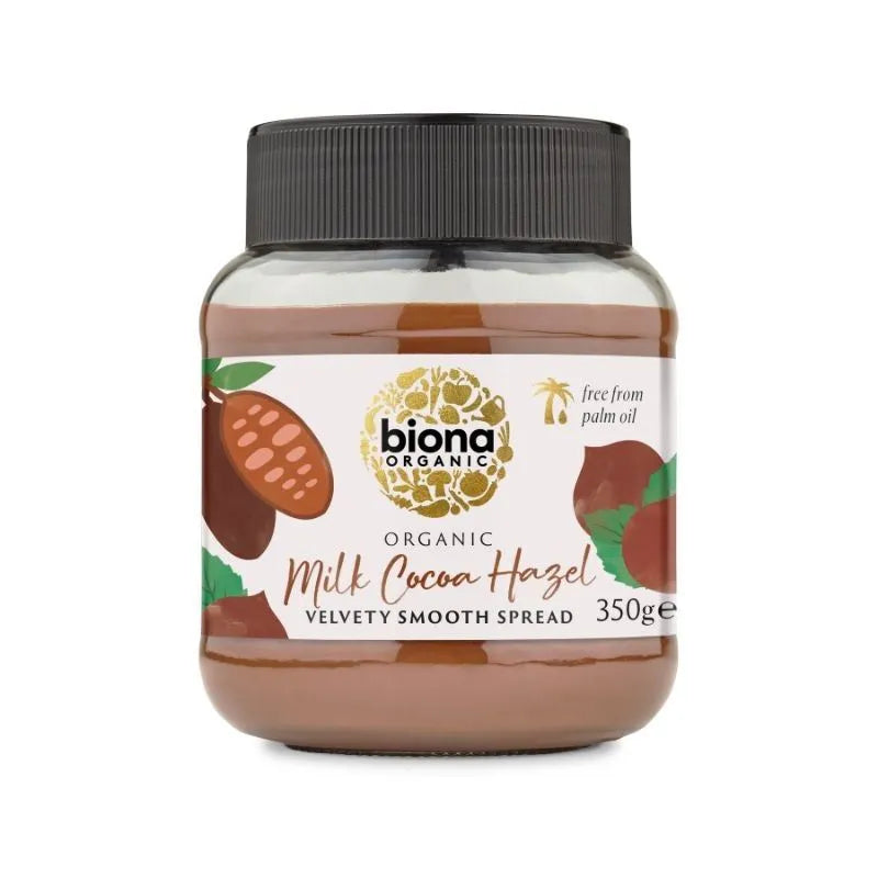 Biona Organic- Milk Choc Hazelnut Spread 350g