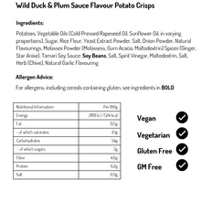 Load image into Gallery viewer, Taste of Game Wild Duck &amp; Plum Sauce Crisps 150g
