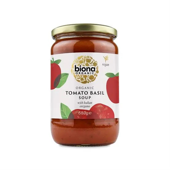Biona Organic- Tomato & Basil Soup 680g